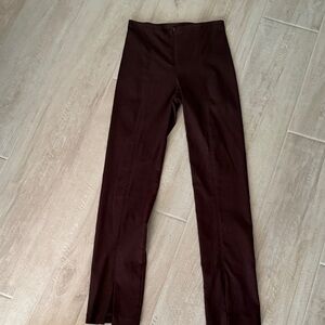 Mesmerize chocolate Brown High-Waisted Pants